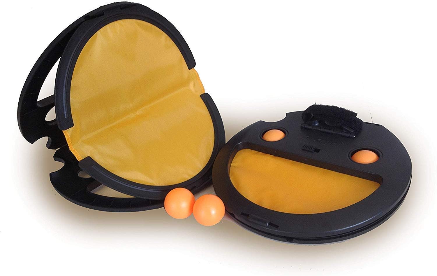 Catch and Throw Ball Outdoor & Indoor Game Sports Set with Catcher Balls pop Catch Ball Play Gift for Kids Birthday Party Fun Boys Girls | Pack of 2, Multicolor