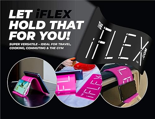 Miniatura 4 de iFLEX Soporte ajustable para teléfono celular y soporte para tableta para el trabajo y el hogar el soporte flexible para teléfono es el soporte