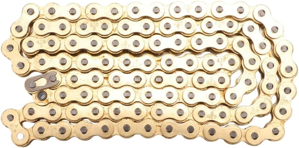 オートバイオイルシールチェーンセット420 102リンク106リンクダートバイクATV Quad MX Motocross Raci