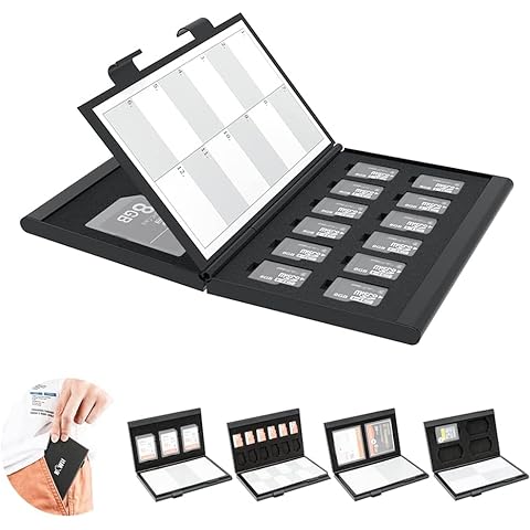 KIWIFOTOS Étui Aluminium pour Cartes Mémoire Cover