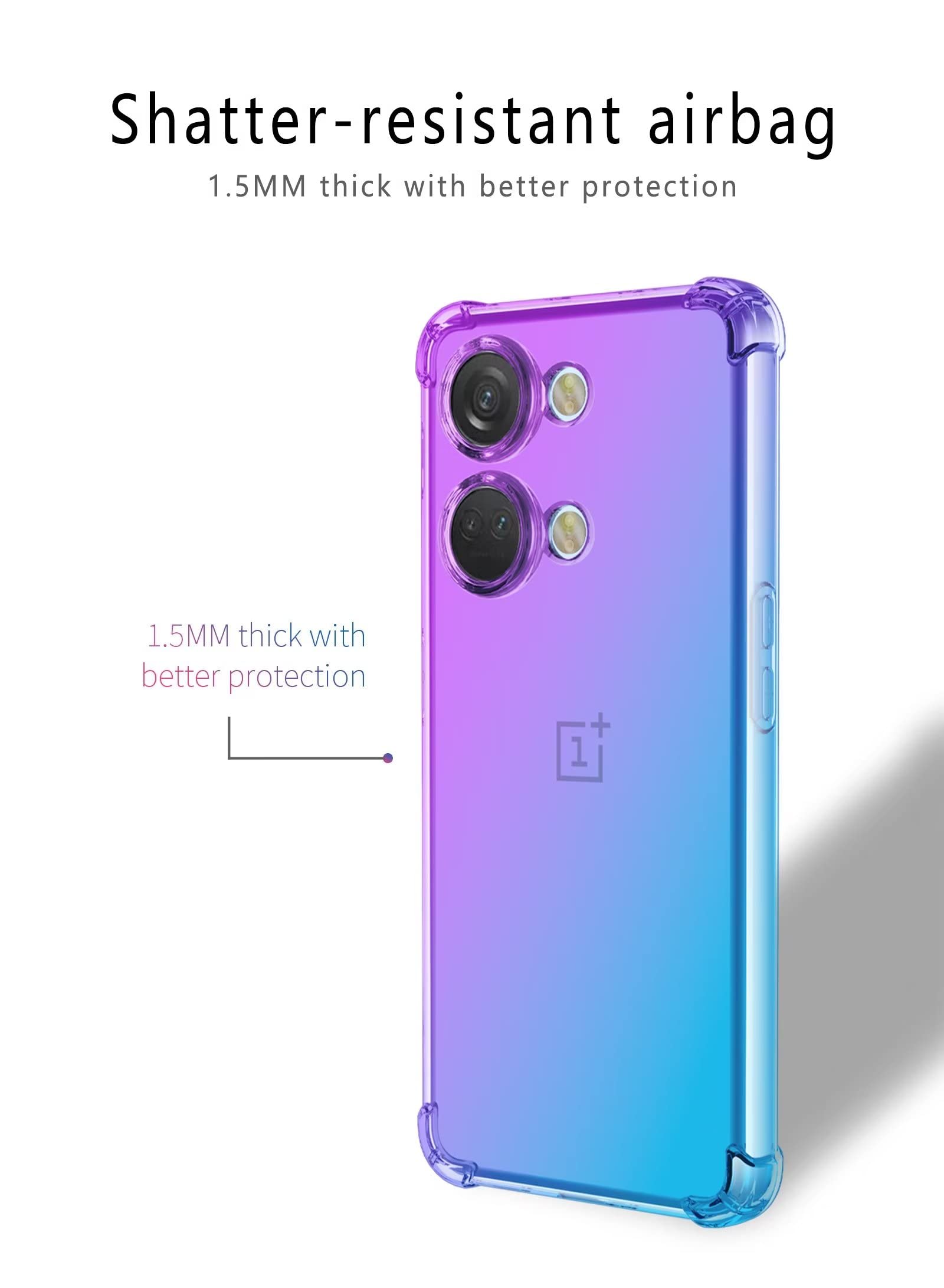 RankOne La Custodia del Telefono è Adatta per OnePlus Nord CE 3
