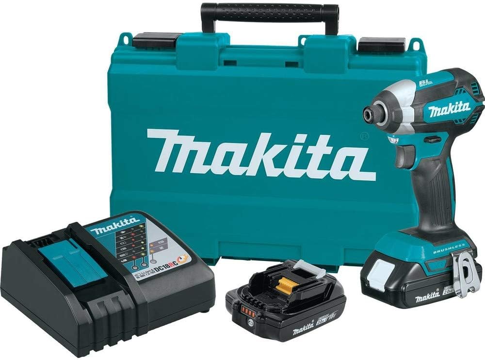 Makita XDT13R 2.0Ah 18V LXT Lithium-Ion Compact Brushless Cordless Impact Driver Kit