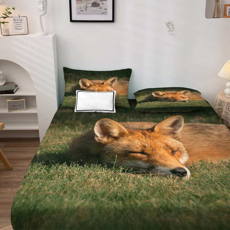 Miniatura 4 de Sábanas para perros tamaño Queen  Juegos de sábanas y fundas de almohada  Lujosas sábanas 100% microfibra, estampado de alta cantidad de hilos,