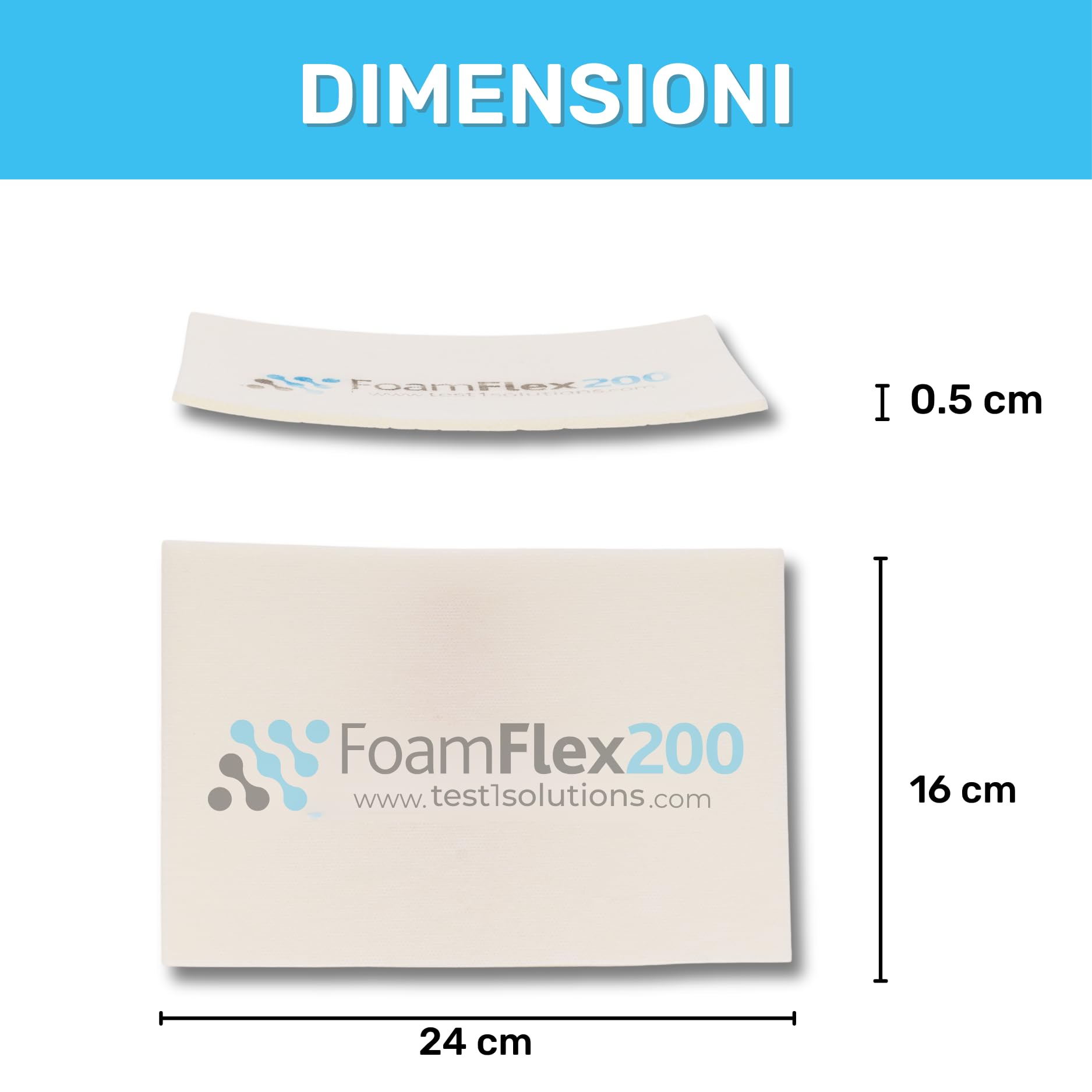 Kit da 4 Spugne Oleoassorbenti e Idrorepellenti, 16 x 24 cm H 0.5 cm, Riutilizzabili, per Pulizia di Oli e Liquidi