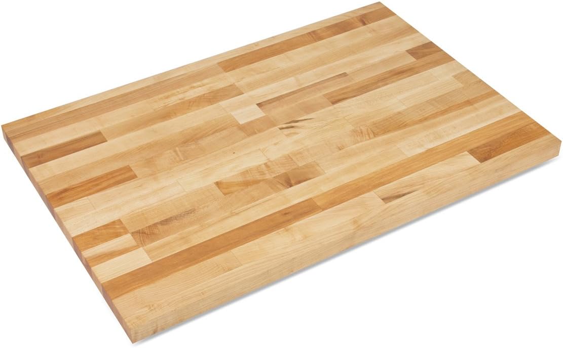 John Boos Work Table w/2-1/4 inch Maple Top Only, 96 inchW x 24 inchD