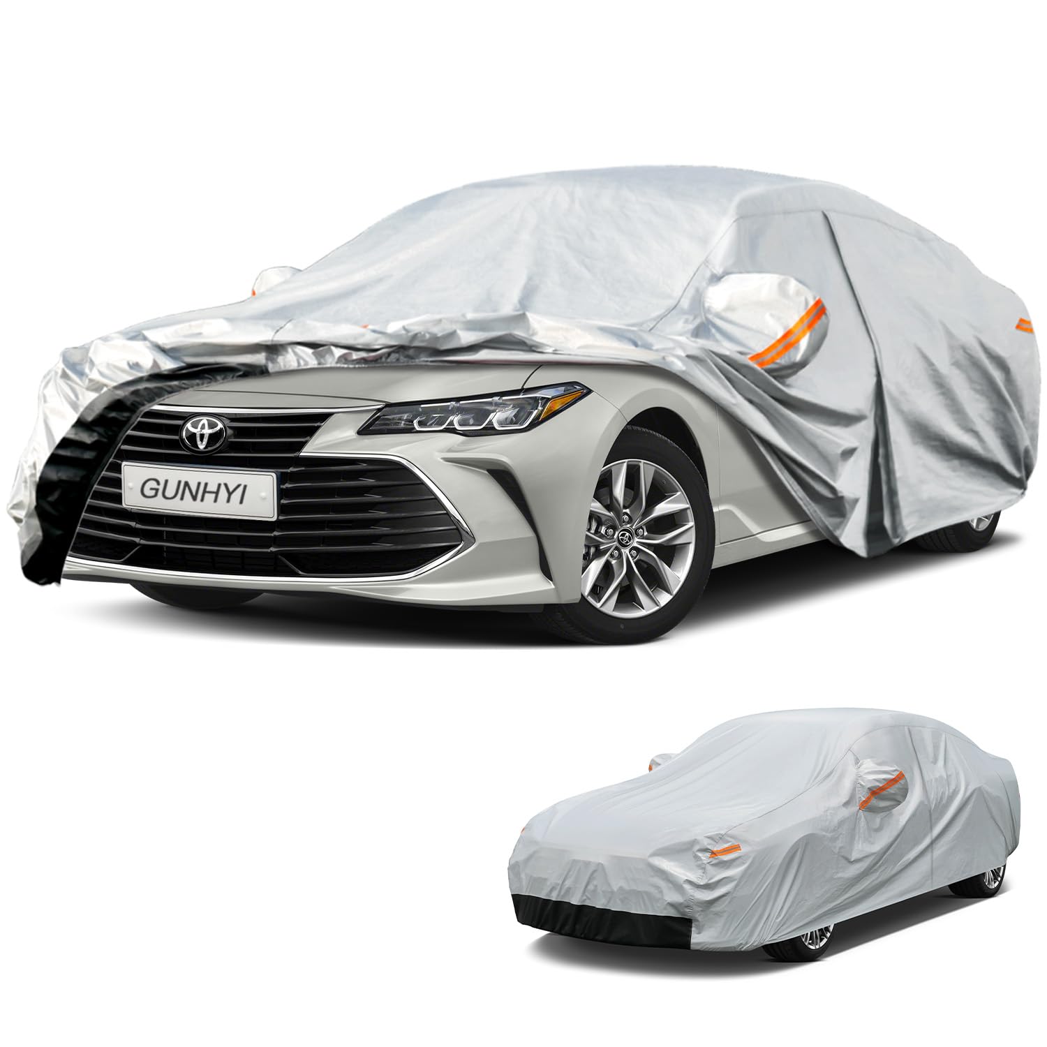 GUNHYI 6 Layer Car Cover Custom Fit Toyota Avalon (1994-2026) Waterproof All Weather, Heavy Duty Outdoor Snow Sun Rain Uv Protection (Ships from US Warehouse, Delivery 3-8 Days)