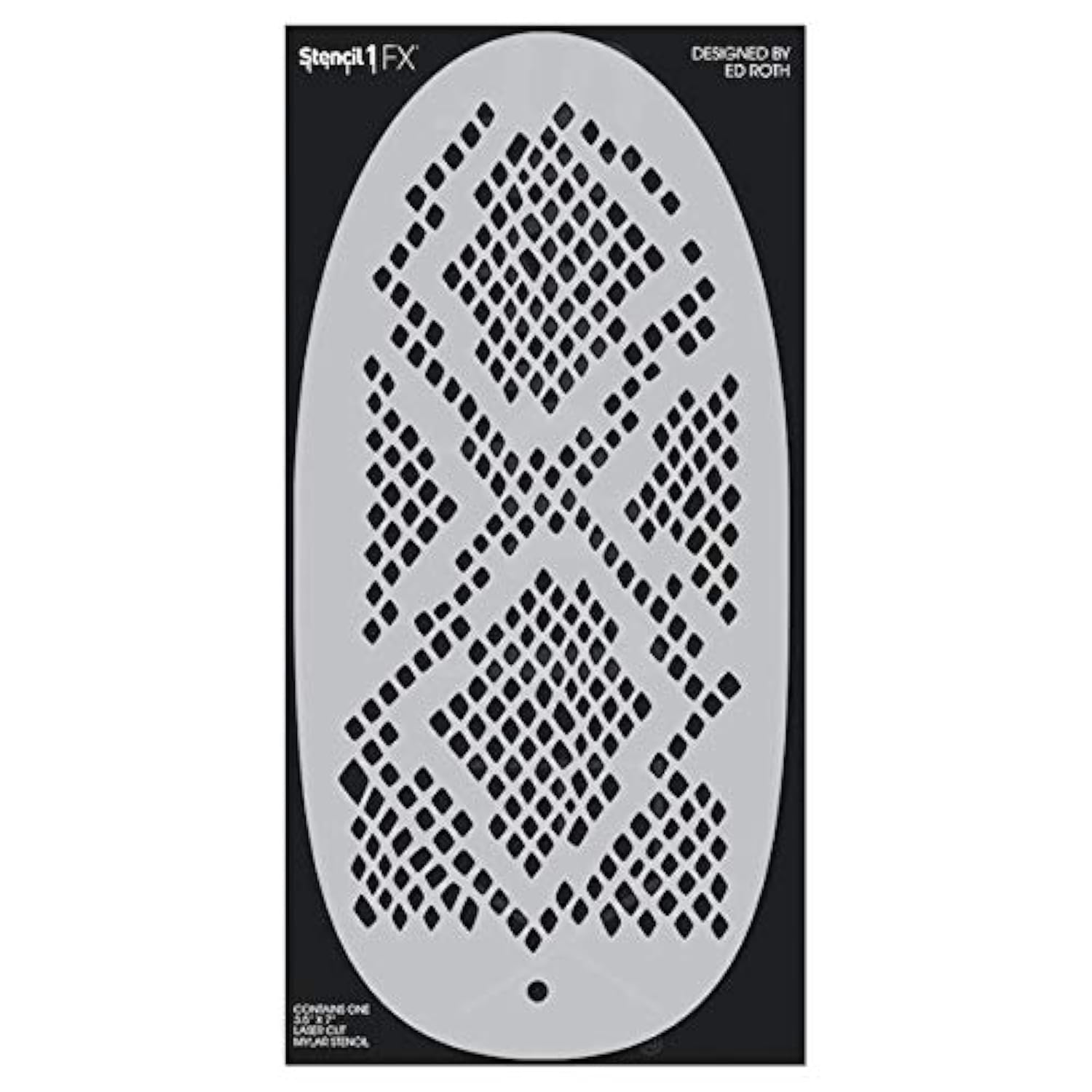 Stencil1FX - Snakeskin Eye Makeup Stencil for Costumes, Dress Up, Halloween, Cosplay, Arts, Face Painting