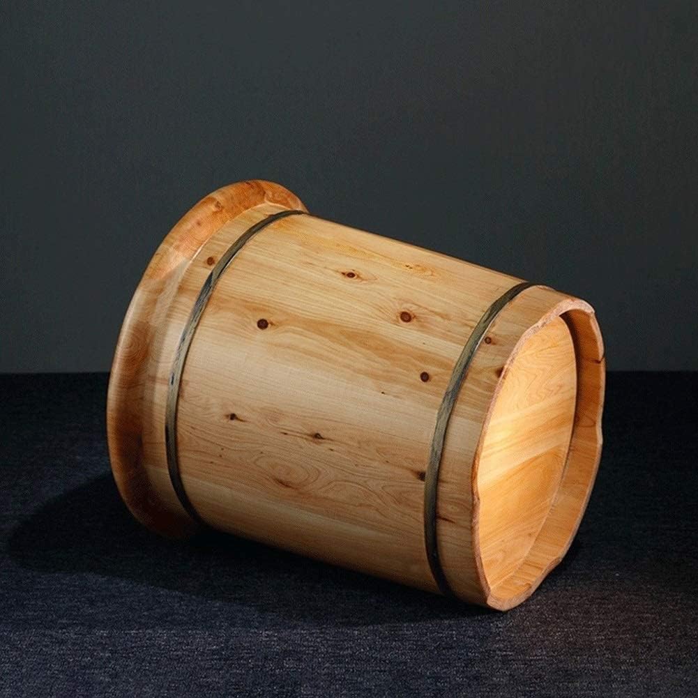 Wood Foot Tub for Soaking Feet, Foot Soaking Tub Household Footbath Bucket and Soaker Bowl (Color : Wood Color) (Wood Color)