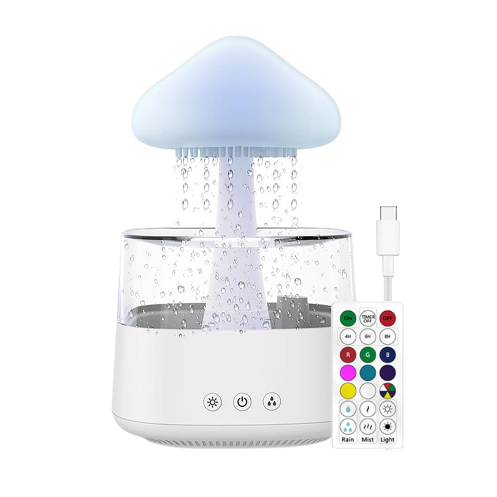 Difusor de de Lluvia - Aromaterapia de Agua, humidificador de