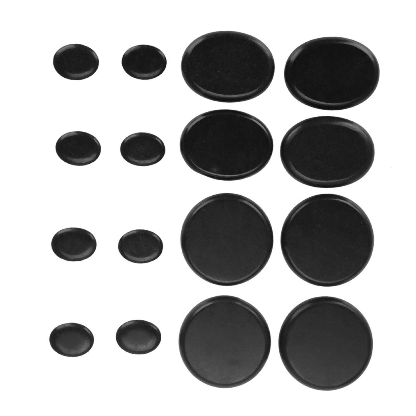 Sonew 16 Stücke Hot Massage Stein Set, Gesicht und Körper Spa Stein Hot Stone Massage Set für Massage Körpertherapie Schmerzlinderung Muskelentspannung