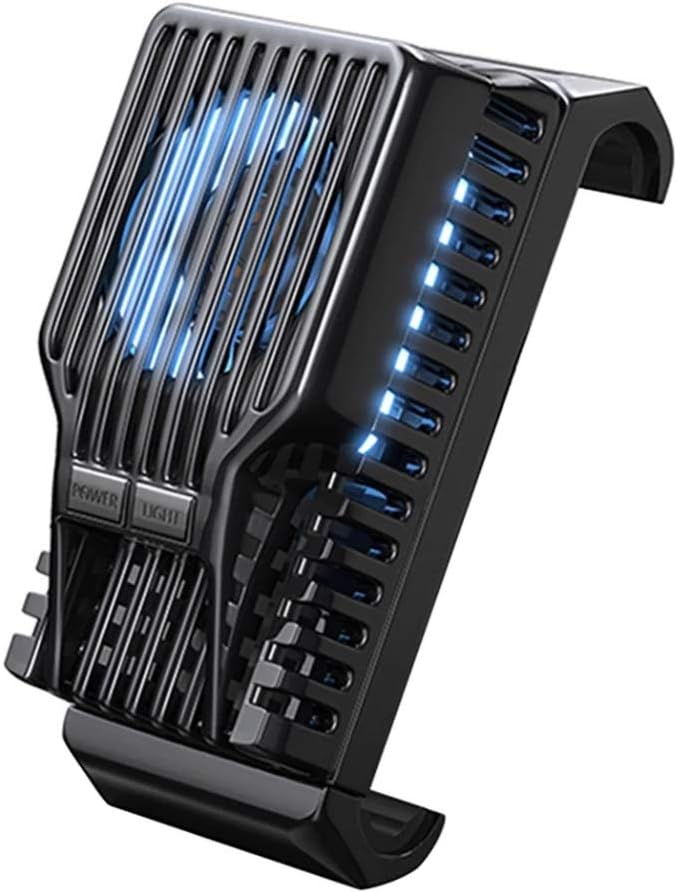 Portable Mobile Phone Cooler Game Cooling Gaming Heat Sink Audio Aux Radiator(D)