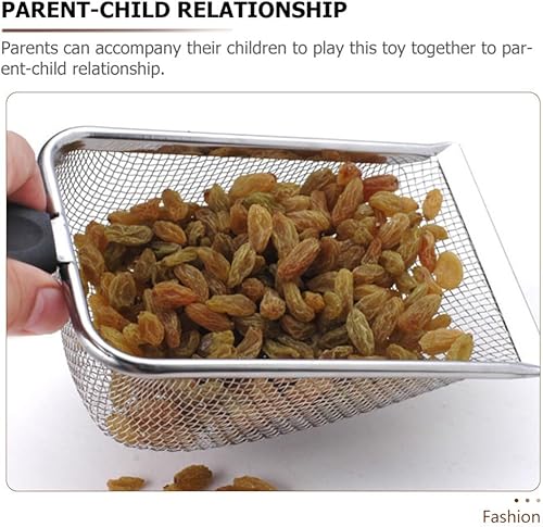 Miniatura 3 de Totority Caja de arena de red de playa Pala de juego al aire libre para mascotas para perros Pequeñas papas fritas de verano, pala limpiadora de