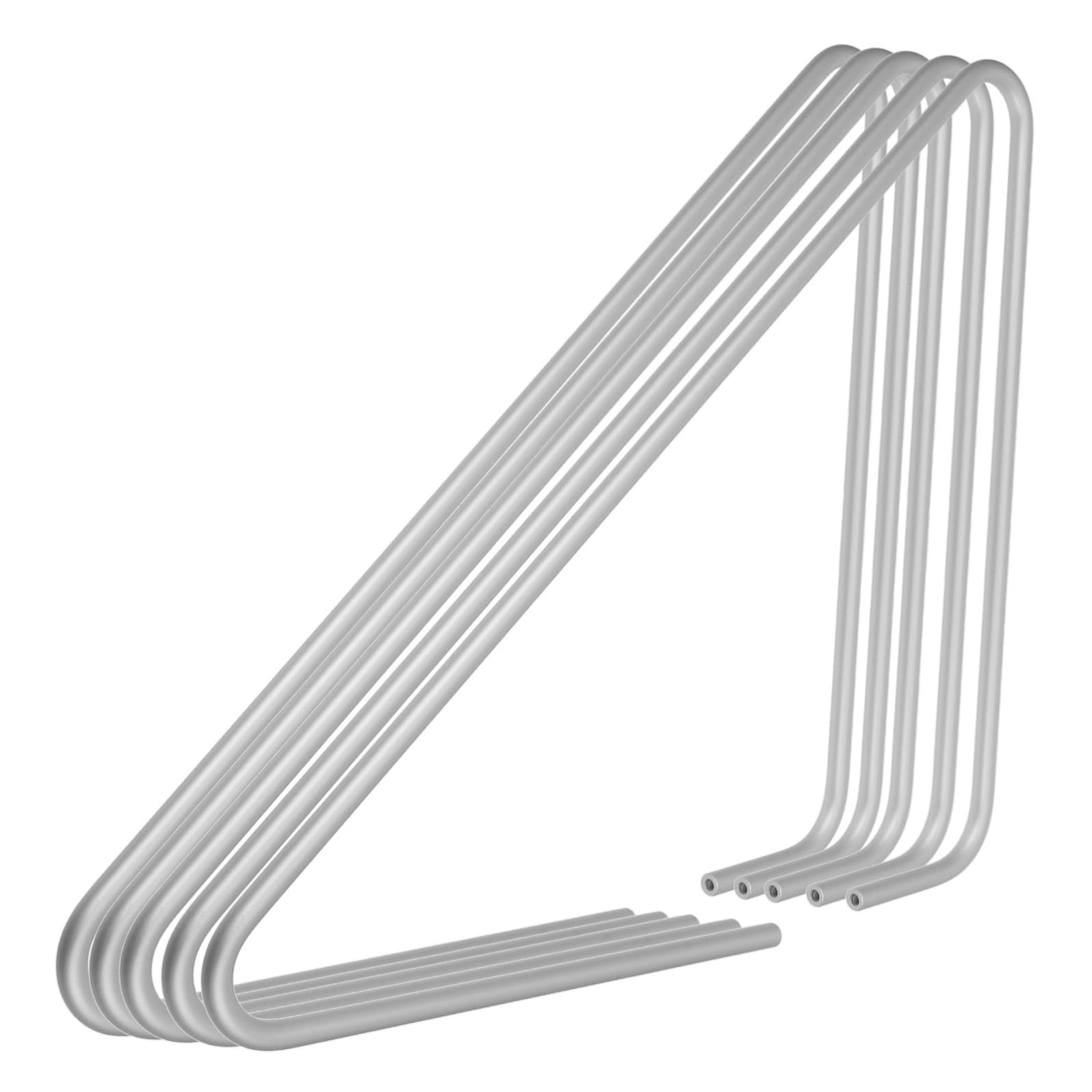 Grucce Resistente a Usura e Rottura Set da 5 in Lega di Alluminio Argento Salvaspazio per Camicie e Maglioni, Appendiabiti per Armadio