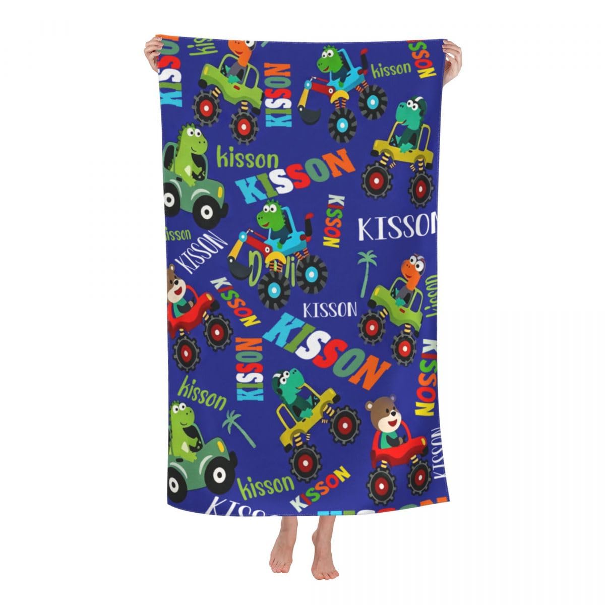 NGGBBDYGB Custom Embroidered Beach Towels With Photo Picture Personalized Adult Towels