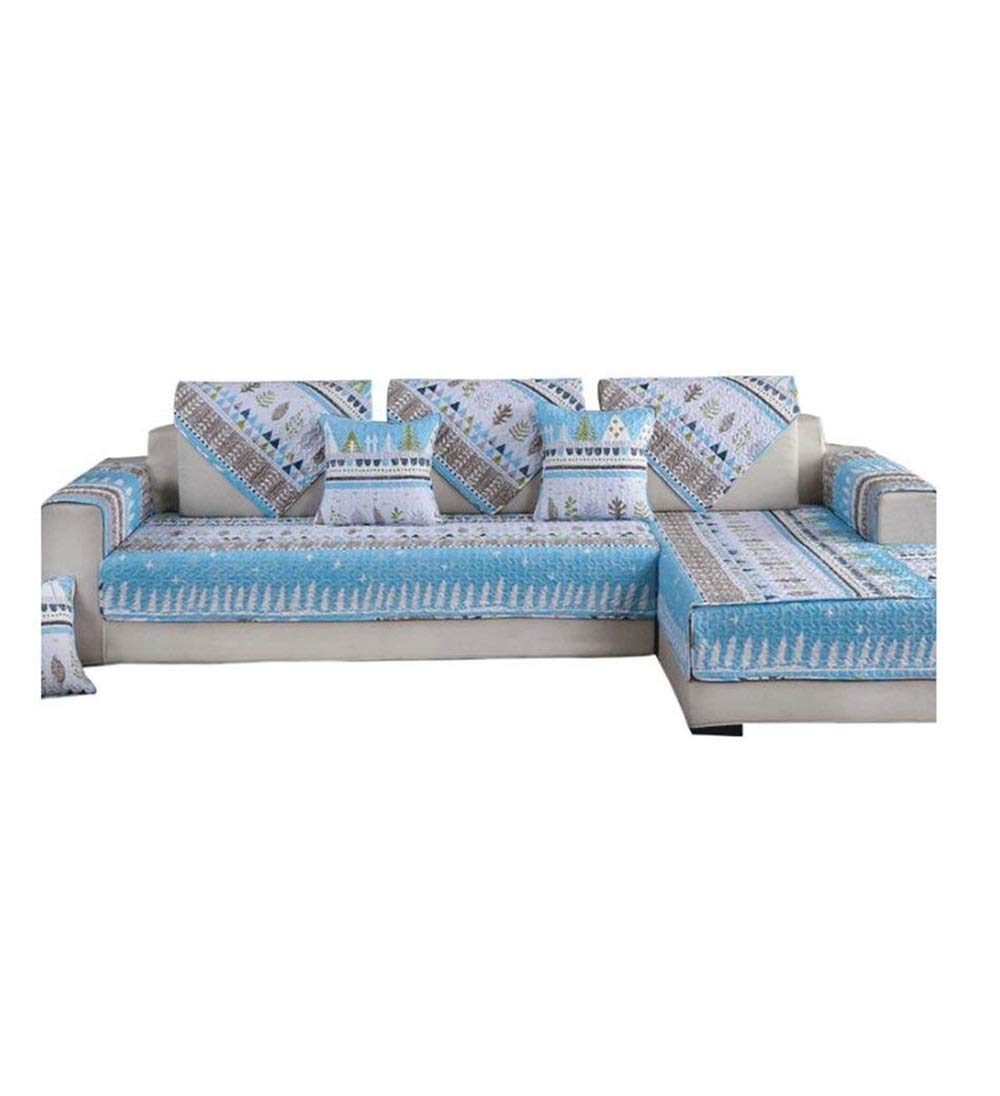 Coussin de maintien en coton et lin style pastoral Snug 45x45 cm pour canapé