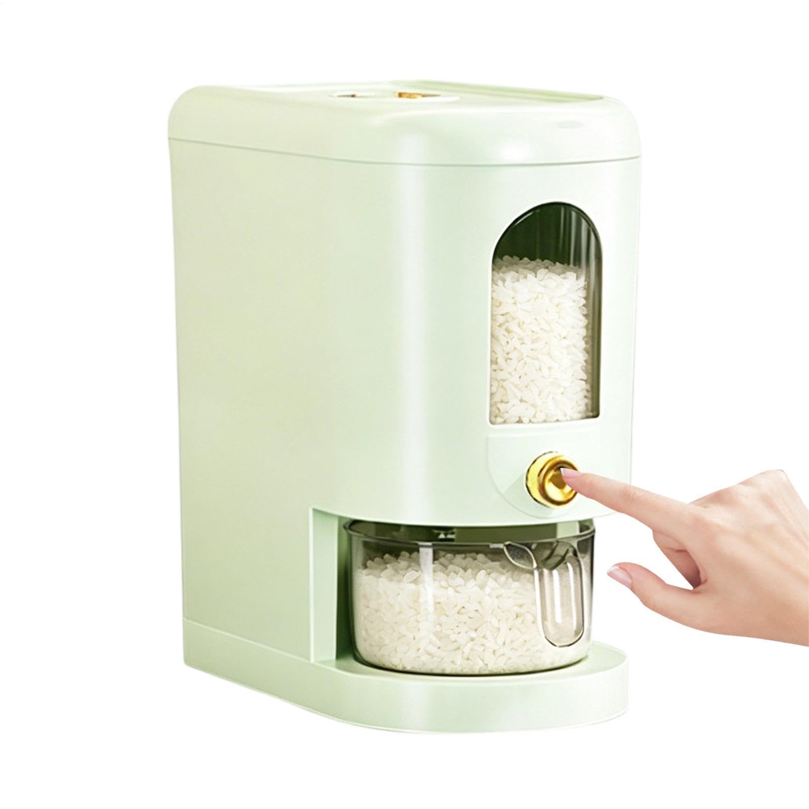 Contenedor de arroz hermético para una encimera de cocina siempre ordenada y limpia