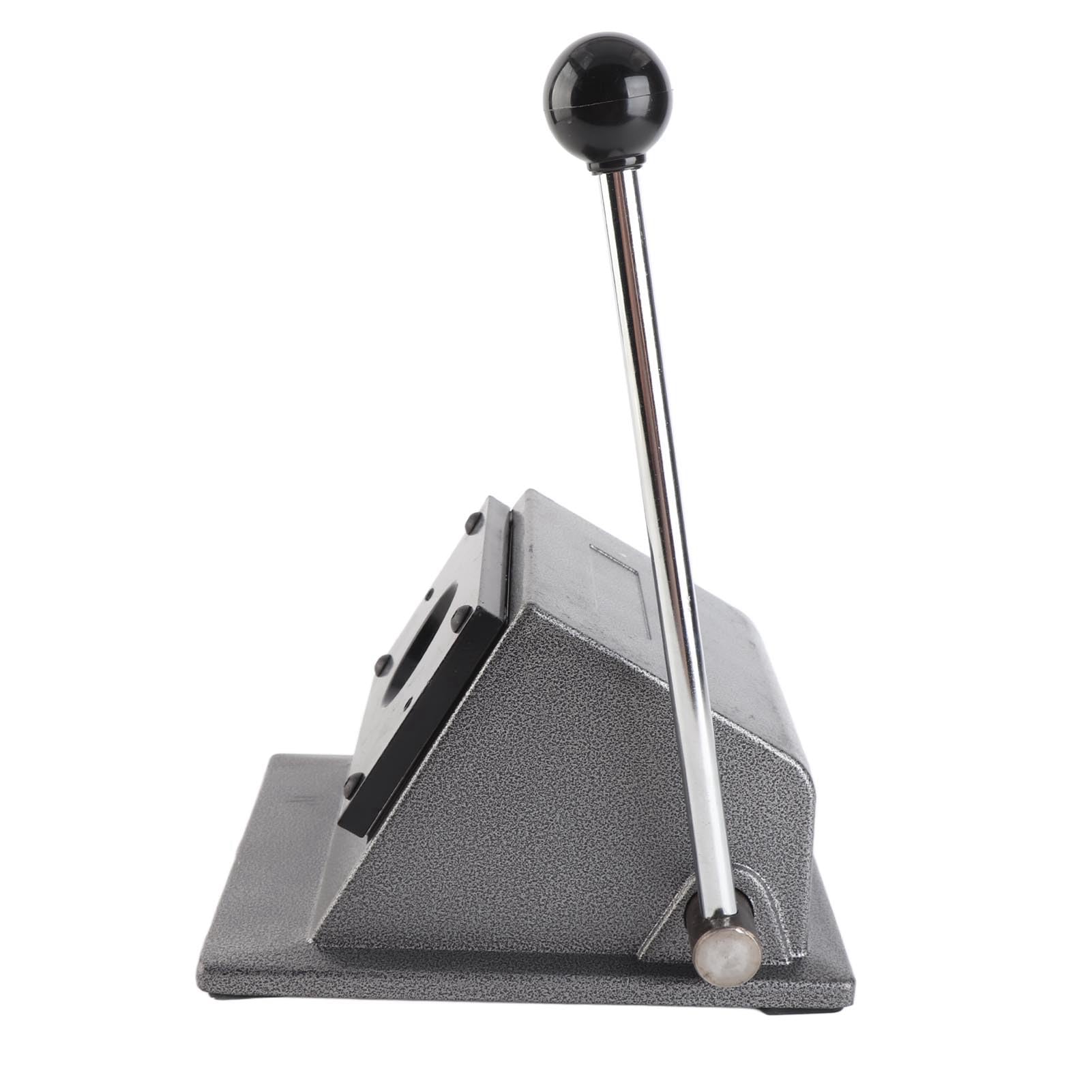 Round Badge Maker Stainless Steel Die Cutter Graphic Punch Cutter Paper Leather PVC Cards for Crafters Scrapbooking (32mm)
