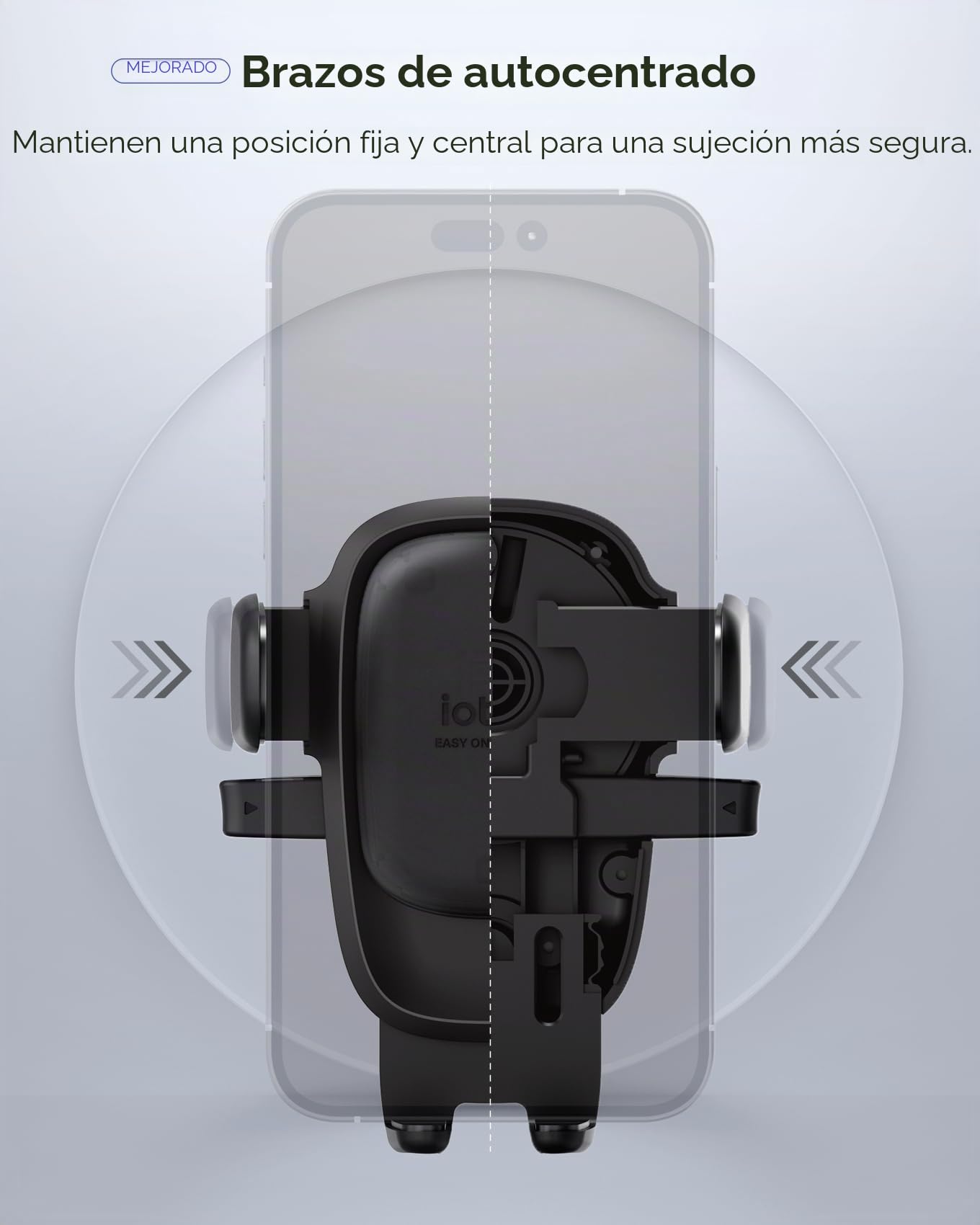 iOttie Easy One Touch 6 - Soporte Universal para salpicadero de Coche y Parabrisas con Ventosa para iPhone, Samsung, Google, Todos los teléfonos Inteligentes