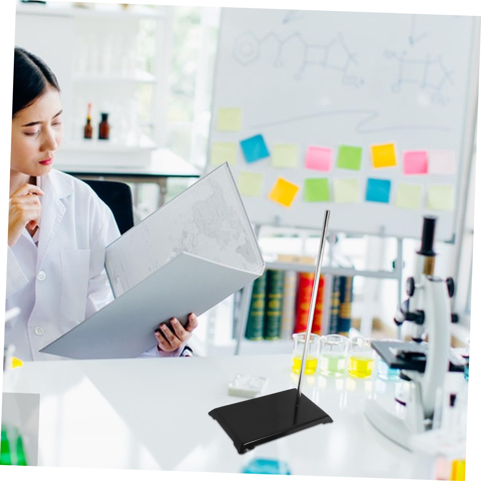 Support de Table de Laboratoire en Fer Noir, D’équipement pour Chimie