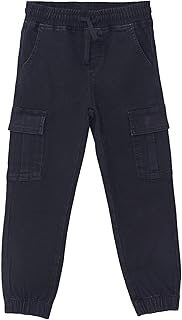 بنطلون جينز كارجو بأستك عند الخصر للأولاد من ال سي وايكيكي