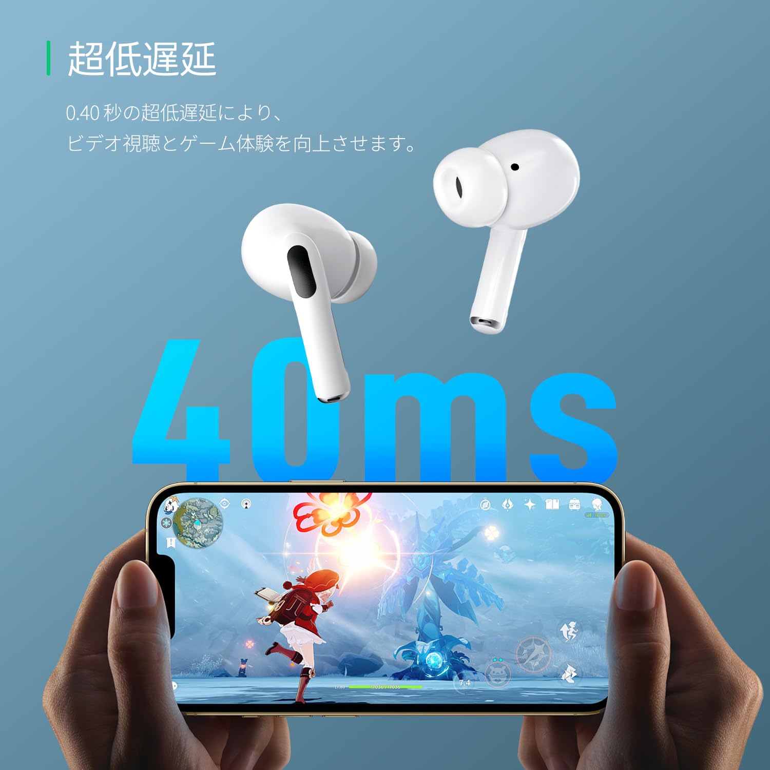 Amazon.co.jp: Aurokar ワイヤレスイヤホン Bluetoothイヤホン BT5.3