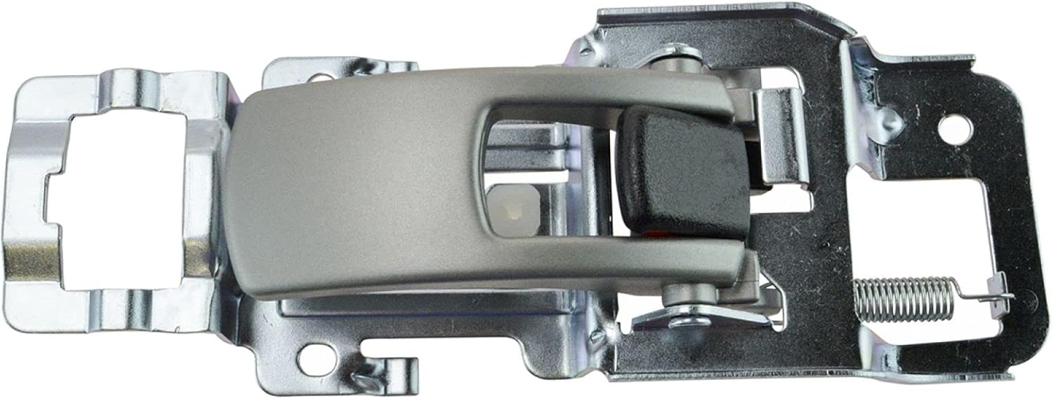TRQ Driver Side Interior Door Handle Silver Compatible with 2005-2009 Chevrolet Equinox