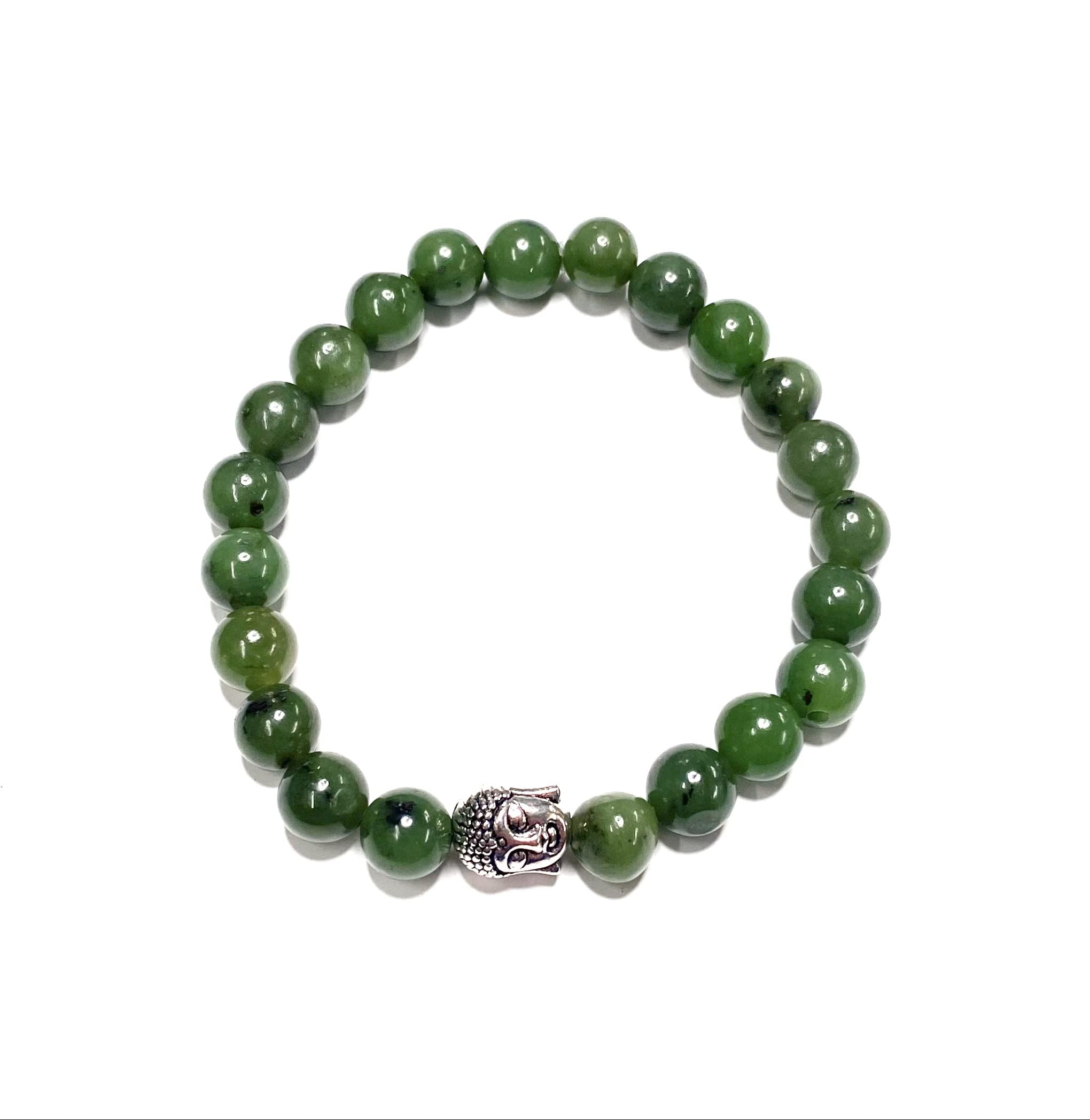Vendita online Bracciale giro singolo in pietre naturali, Unakite verde
