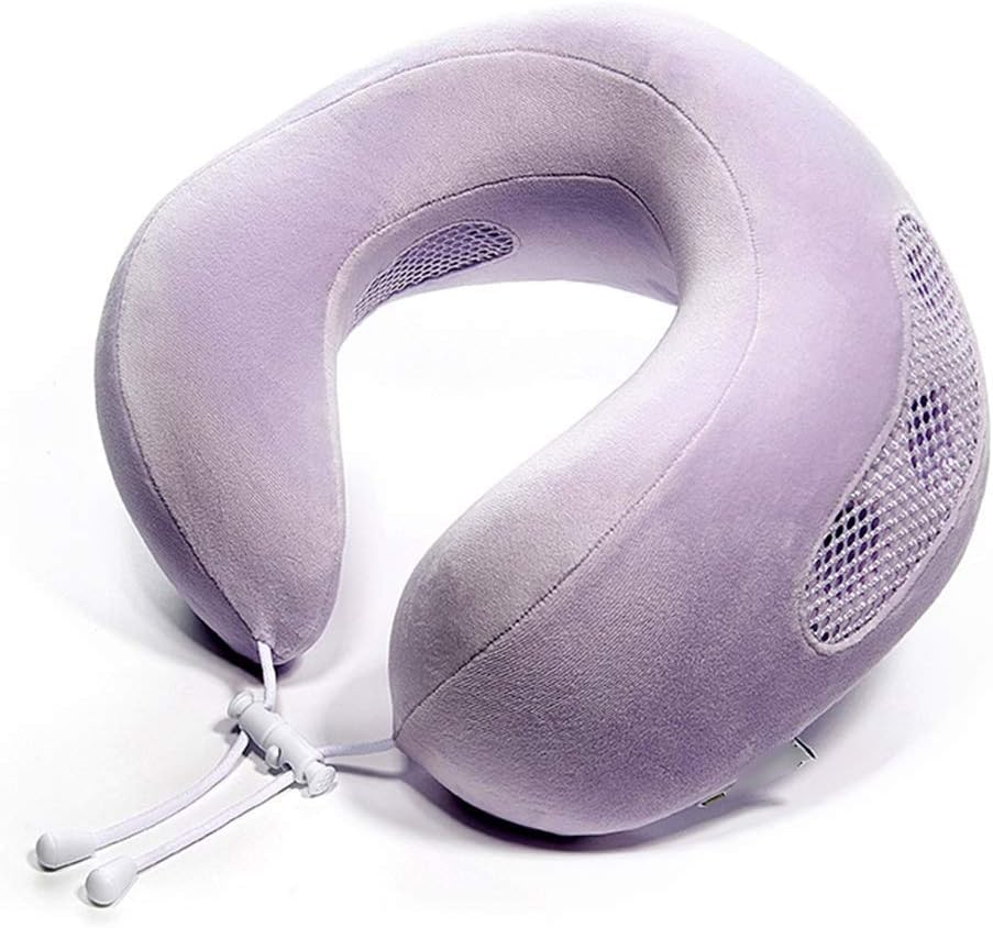 Travel Pillow; Get Wrapped in Extreme Comfort with Firm Memory Foam - Relax and Sleep Soundly While Traveling, in Office