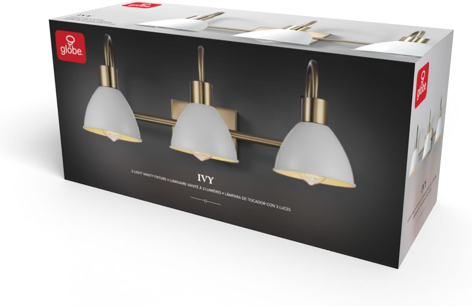 Globe Electric 91006588 Ivy 3 Light 24" Wide Vanity Light - Matte Brass