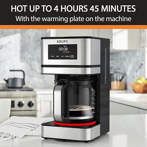 Vista 27 de KRUPS: Simply Brew - Cafetera de 2 tazas, cafetera de goteo de una sola porción de acero inoxidable y vaso de viaje, vaso de acero inoxidable de 14