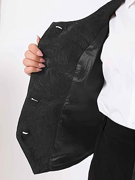 Agnes Orinda Plus Size Vest for Women Sleeveless Jacquard Jacket