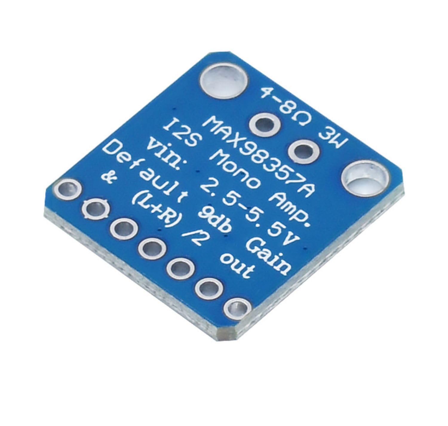 Amplificatore Classe D MAX98357A I2S - 3W Mono, DAC Audio Board Per Raspberry Pi, Arduino, Senza Filtro - Foto 7