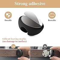 Vista 3 de Shintop Clips para cables, paquete de 16 unidades, organizador de cables adhesivos para organizar teléfonos, cargadores, escritorio, mesita