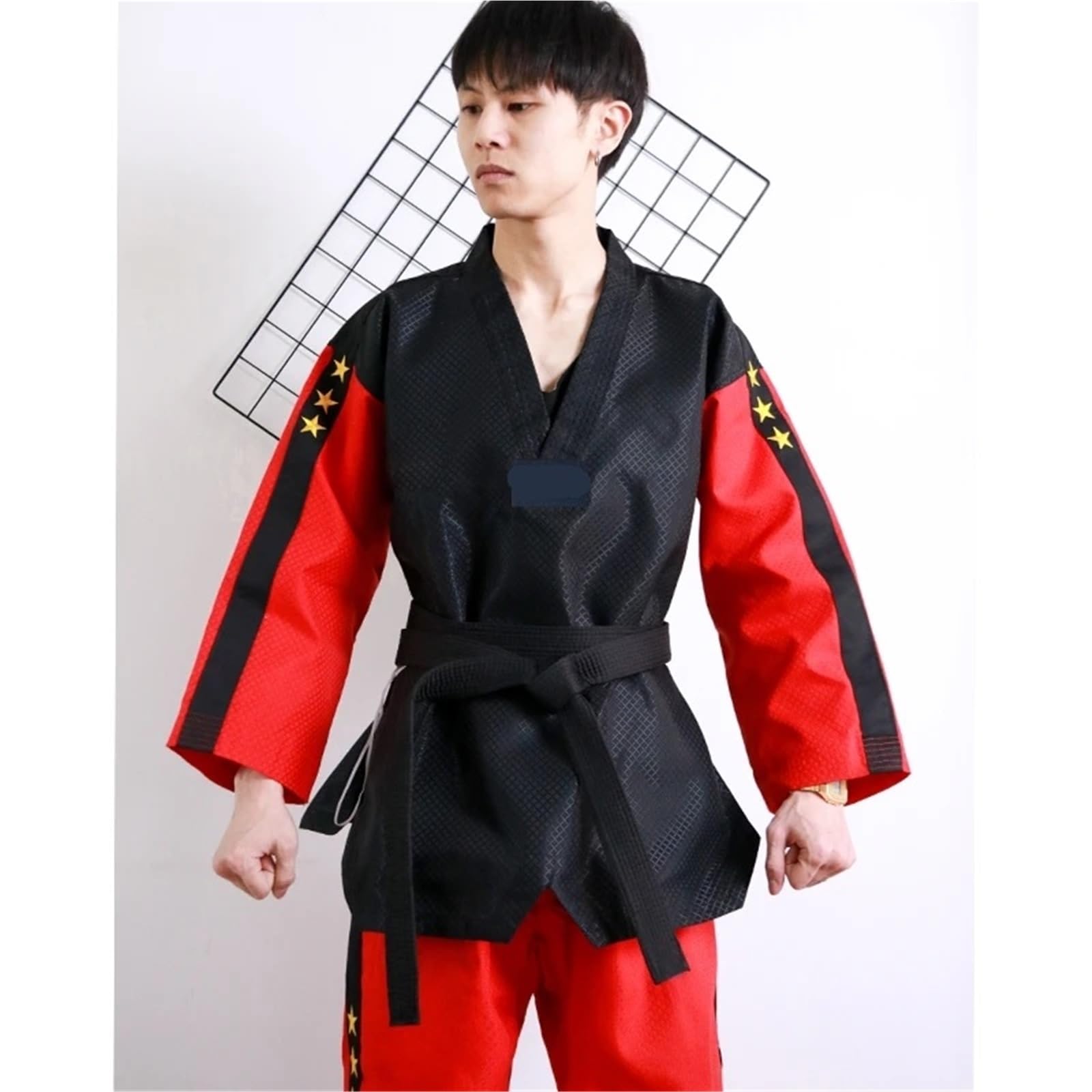 Uniforme de Taekwondo de manga larga for niños y adultos, trajes de artes marciales Dobok de Taekwondo