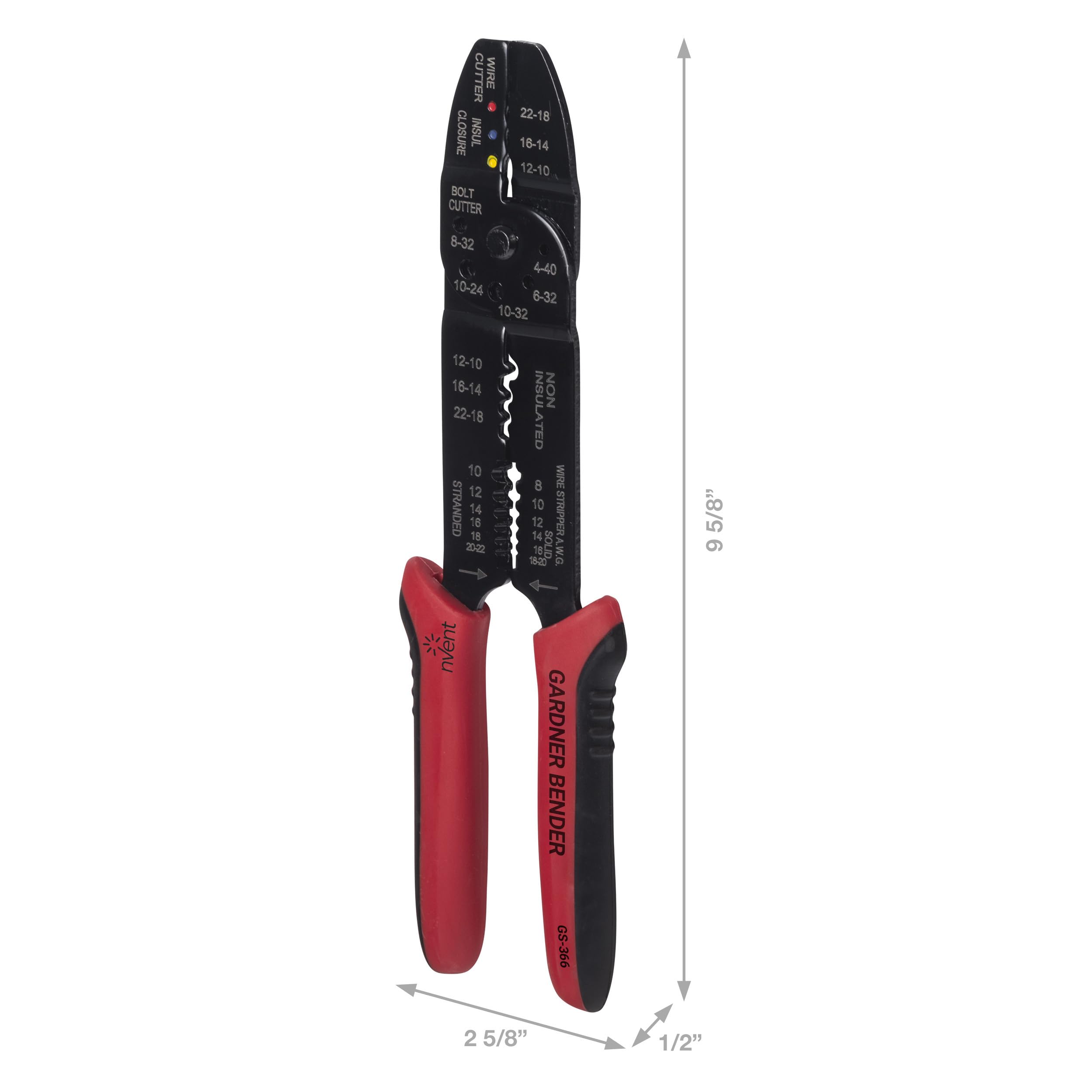 nVent GARDNER BENDER GS-366 4-in-1 Wire Stripper & Crimper, 8-22 AWG Wire — Amazon image 5