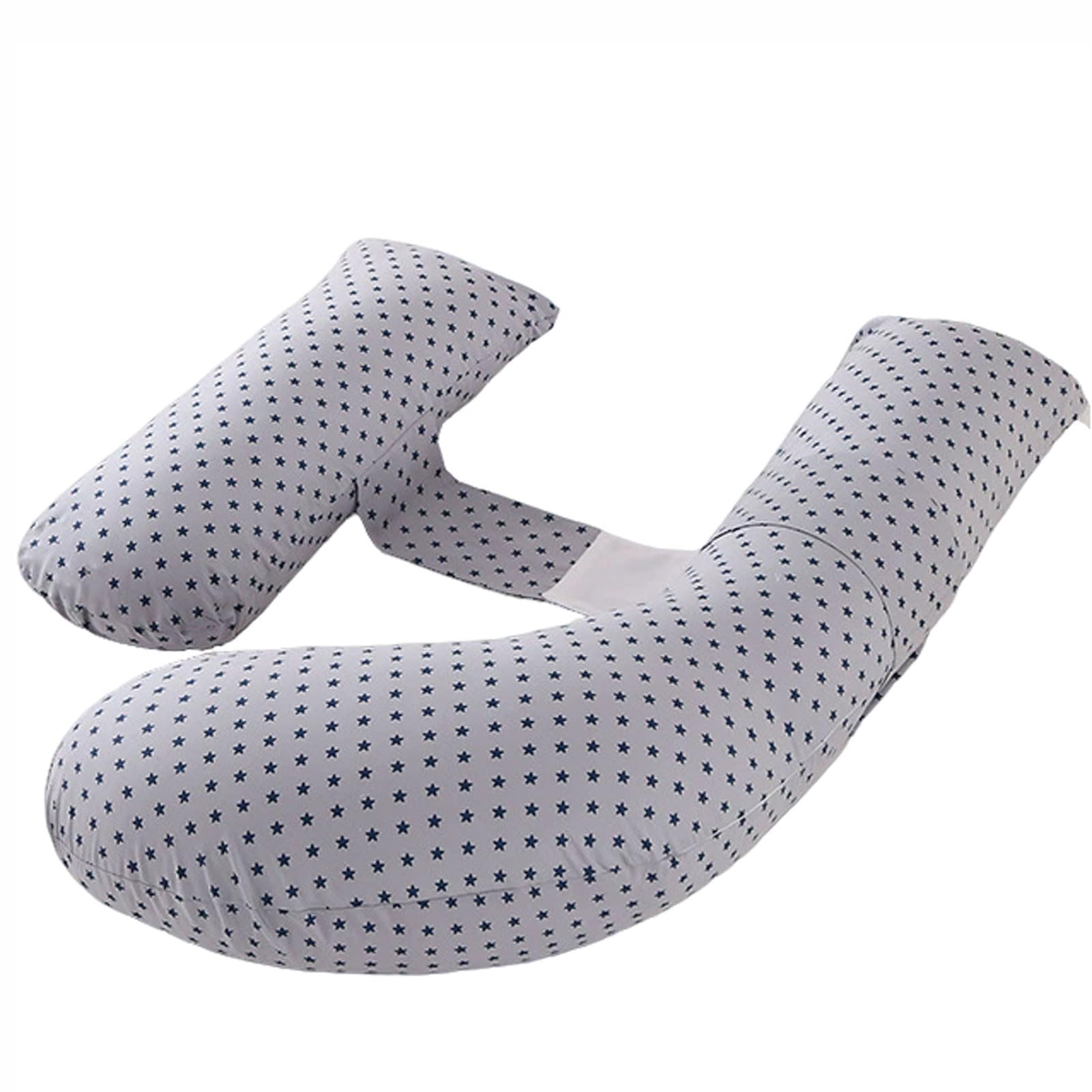 HUHJYUGE Almohada de Embarazo para Dormir, Almohada en Forma de H Embarazo, Almohada de Embarazada y Cojin de Lactancia, Almohada Maternidad para Dormir de Lado (3)