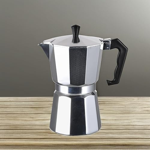 Miniatura 3 de Kitchen Sense - Cafetera de aluminio pulido, 6 tazas