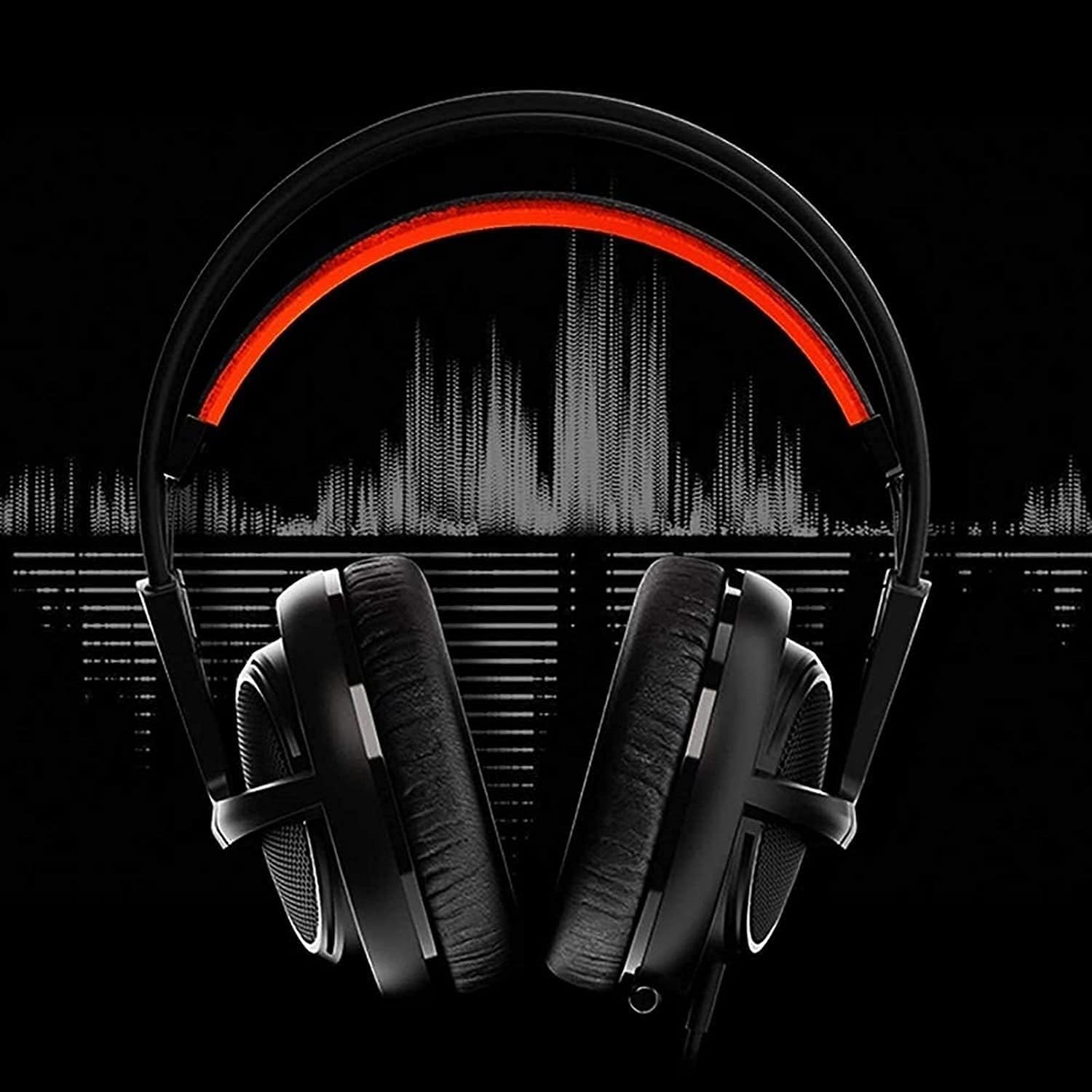 Cuffie da gioco, cuffie da gioco con isolamento acustico stereo da basso cablato da 3,5 mm con microfono for computer portatile, cuffie da gioco cablate montate sulla testa