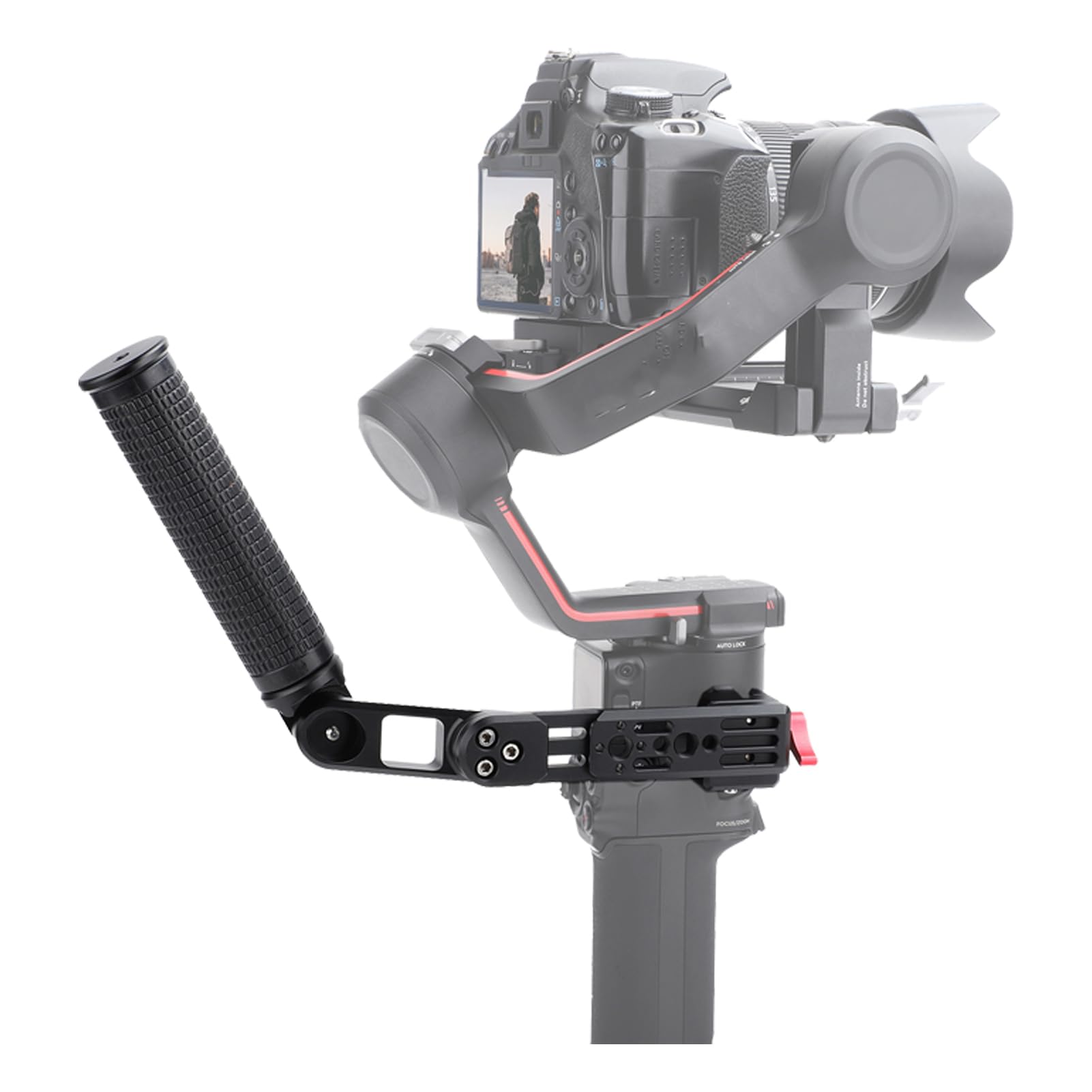 Adjustable Sling Handle Gimbal Handgrip Compatible with DJI RS4/RS 4 PRO/RS 3 Mini/RS 3/RS 3 Pro/RS 2/RSC 2 Aluminum Alloy Stabilizer Extension L