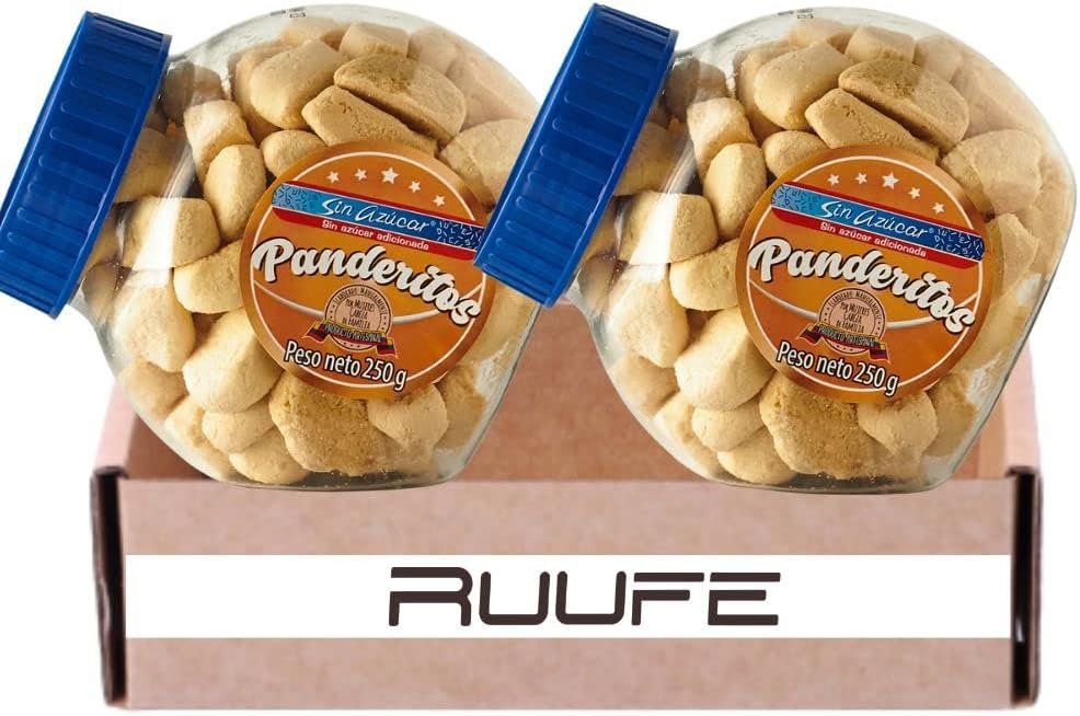 Cornstarch Cookies (2 Pack) Panderitos Colombianos Galletas No Added Sugar Snack Crunchy Starch Cookies Mecato Colombiano Colombian snacks
