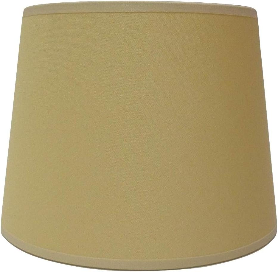 8'' Empire Yellow Cotton Fabric Lampshade Light Lamp Shade Table Handmade
