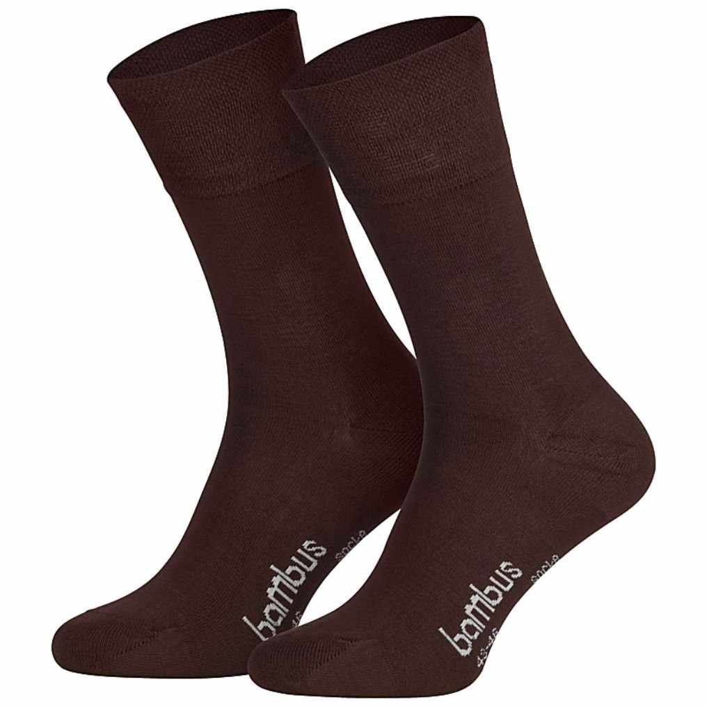 Calcetines de bambú (12 pares) para hombre y mujer, color negro, talla 39-42