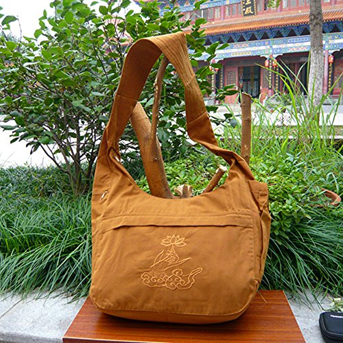 Buddhist Monk Bag Embroidery Shaolin Kung Fu Oneshoulder Bag