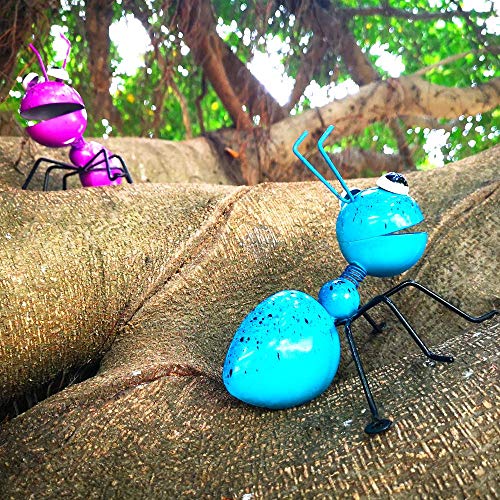 3D Metal Ant Wall Accents, Oversized Ants Insec Christmas Wall Decor Sculpture Hang Hanging Art Outdoor Garden for Home, Living Room, Patio, Office - Thumbnail 7