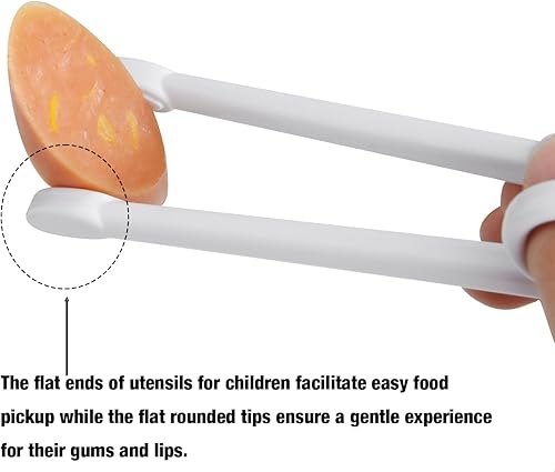 Miniatura 4 de PandaEar 2 pares de palillos para niños, dinosaurio para niños, palillos de práctica de aprendizaje para principiantes y niños pequeños