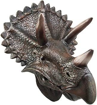 希少一点物】最終価格 トリケラトプスの壁掛け 希少一点物】最終価格