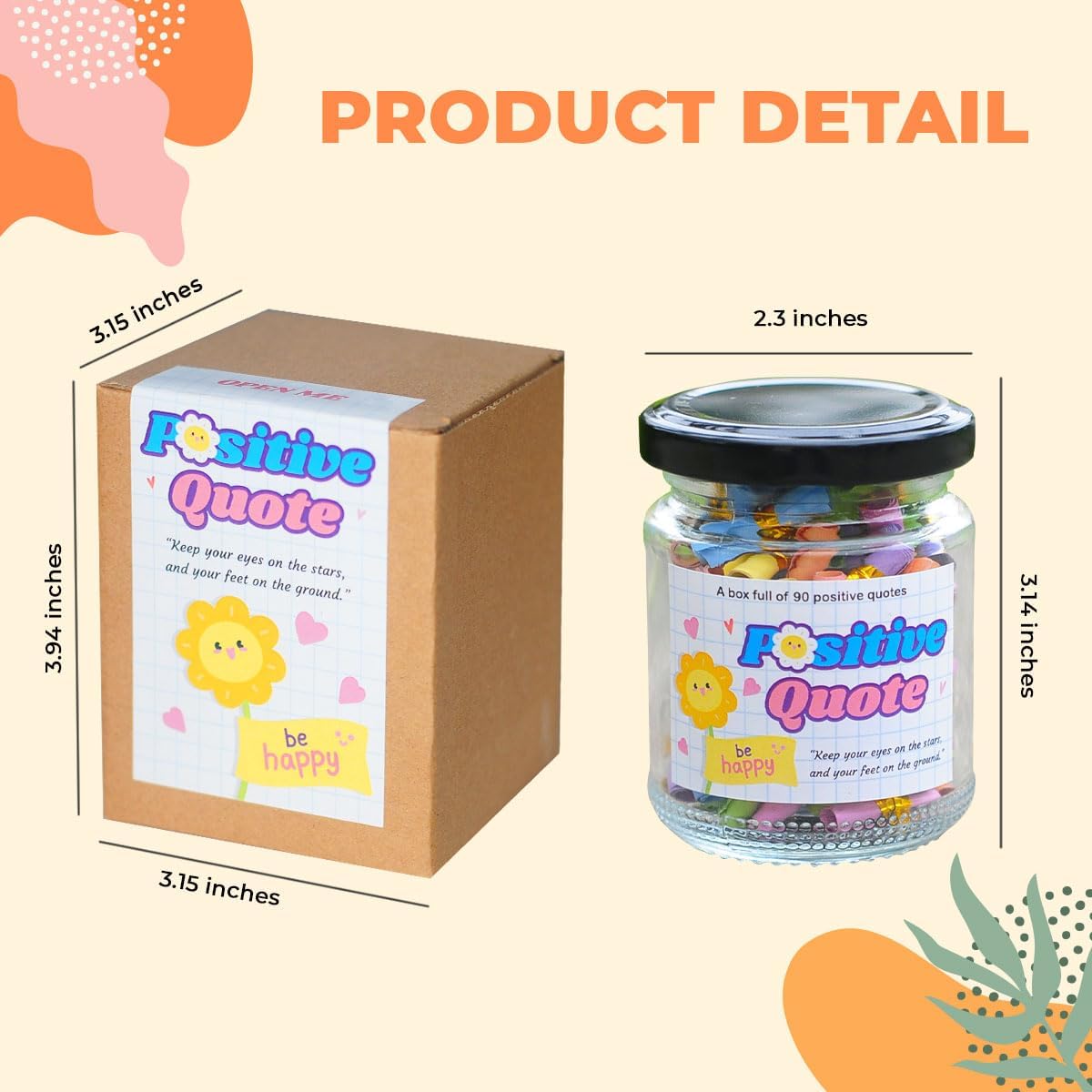 Positive Affirmations Jar, Positive Affirmation Cards for Women, Unique for Women, Birthday Gifts for Women, Affirmation Cards for Men, Valentines day Gifts - Image 2