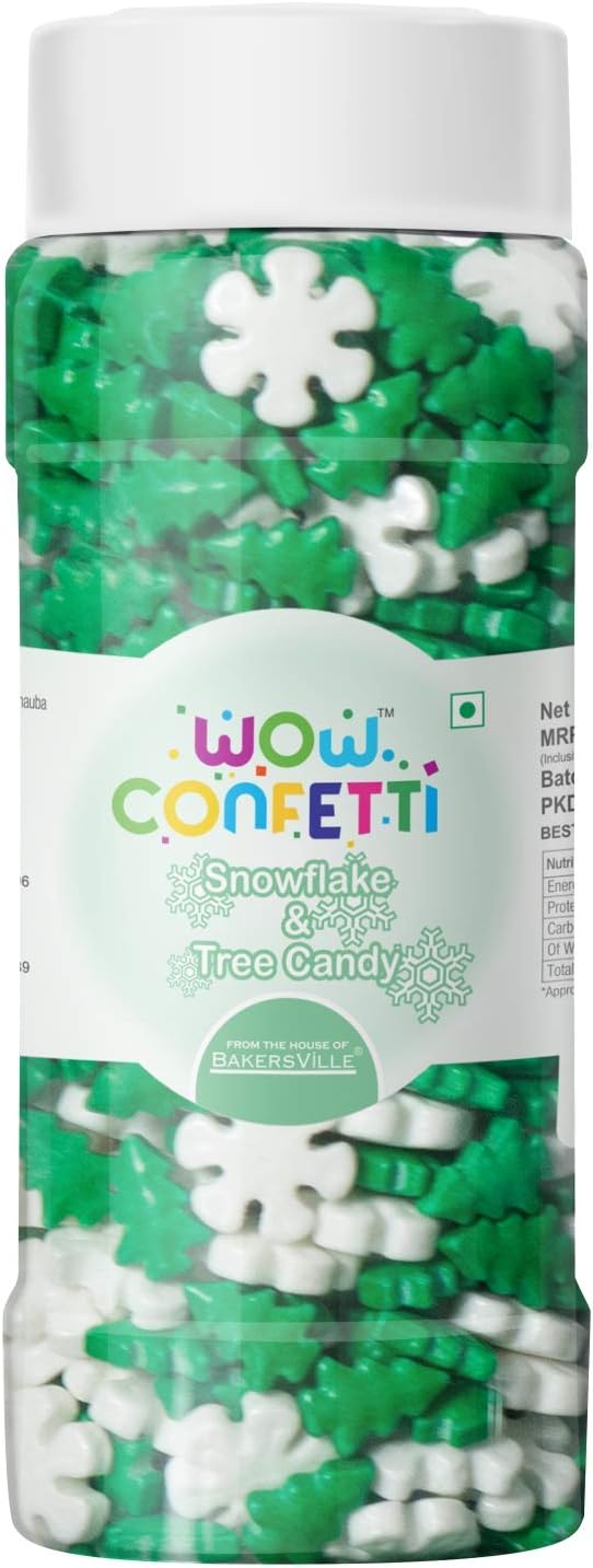 Wow Confetti (Snowflake & Tree Candy) Christmas Special, 125g