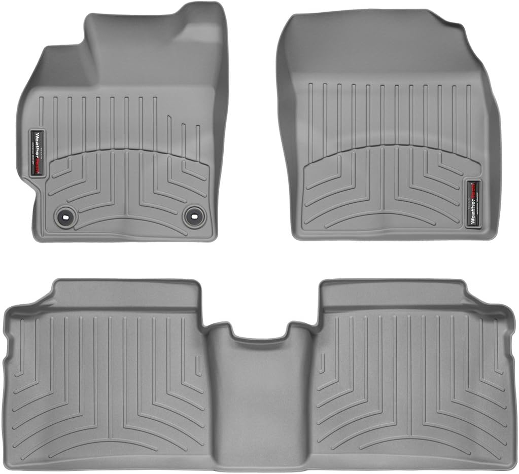 WeatherTech Custom Fit FloorLiners for Toyota Prius - 1st & 2nd Row (444271-442562), Black