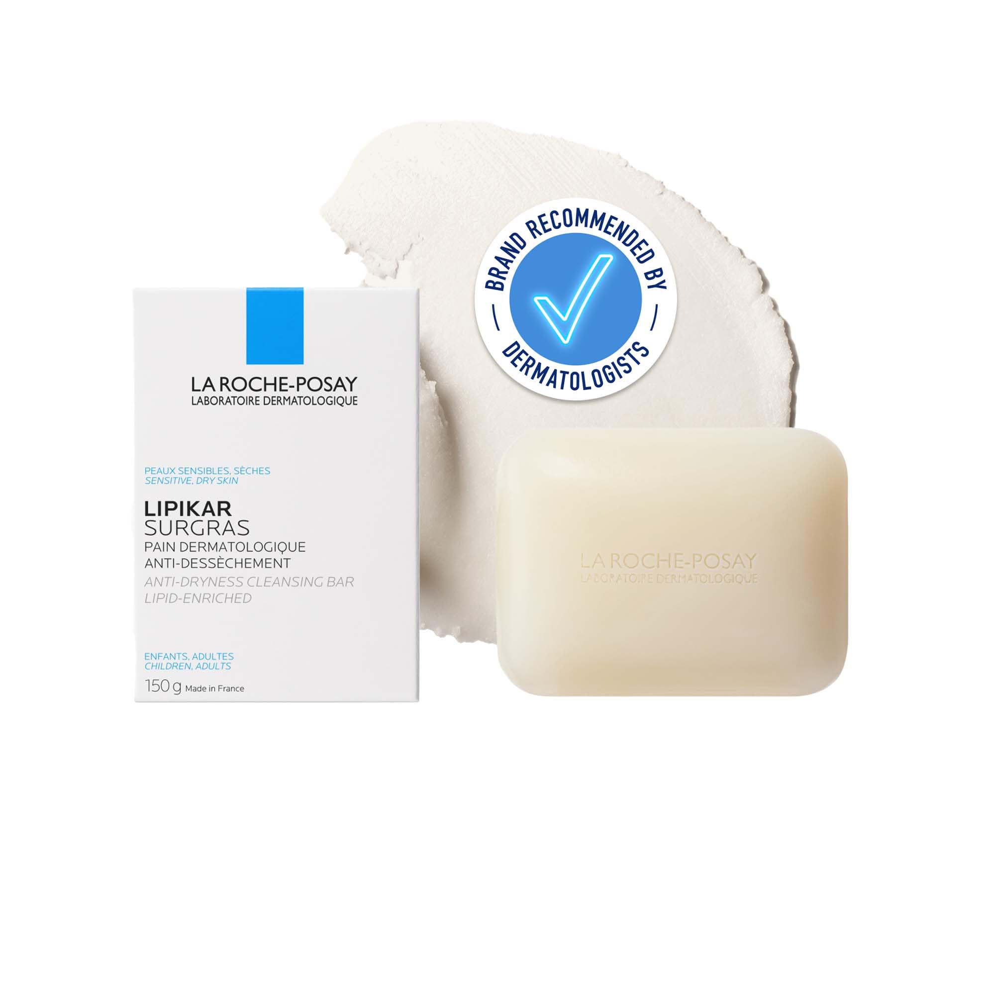 Lipikar Surgras Lipid-Enriched Cleansing Bar 150g
